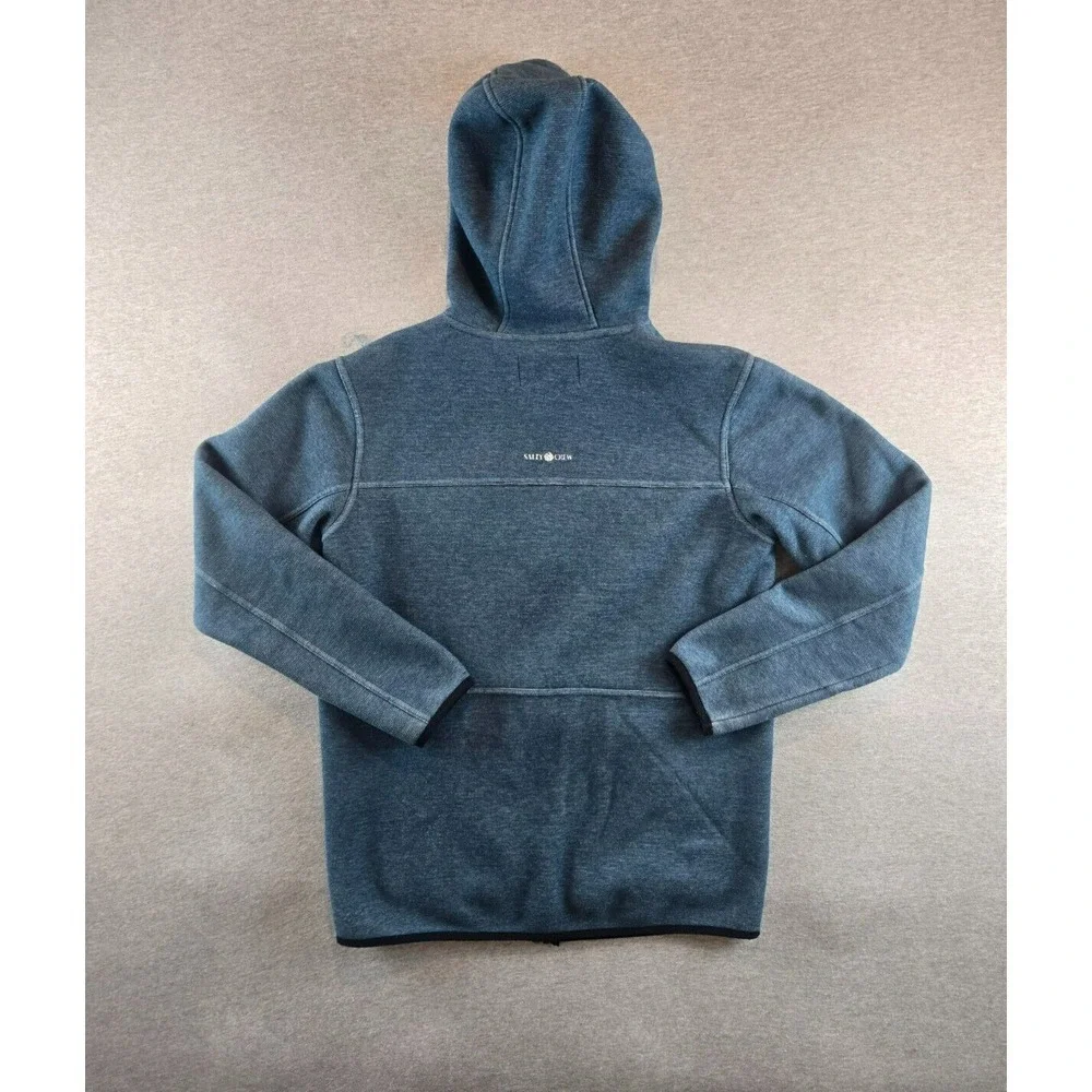 SALTY CREW Men's MARINERS Technical‎ Jacket - Teal Blue Heather Medium Fishing